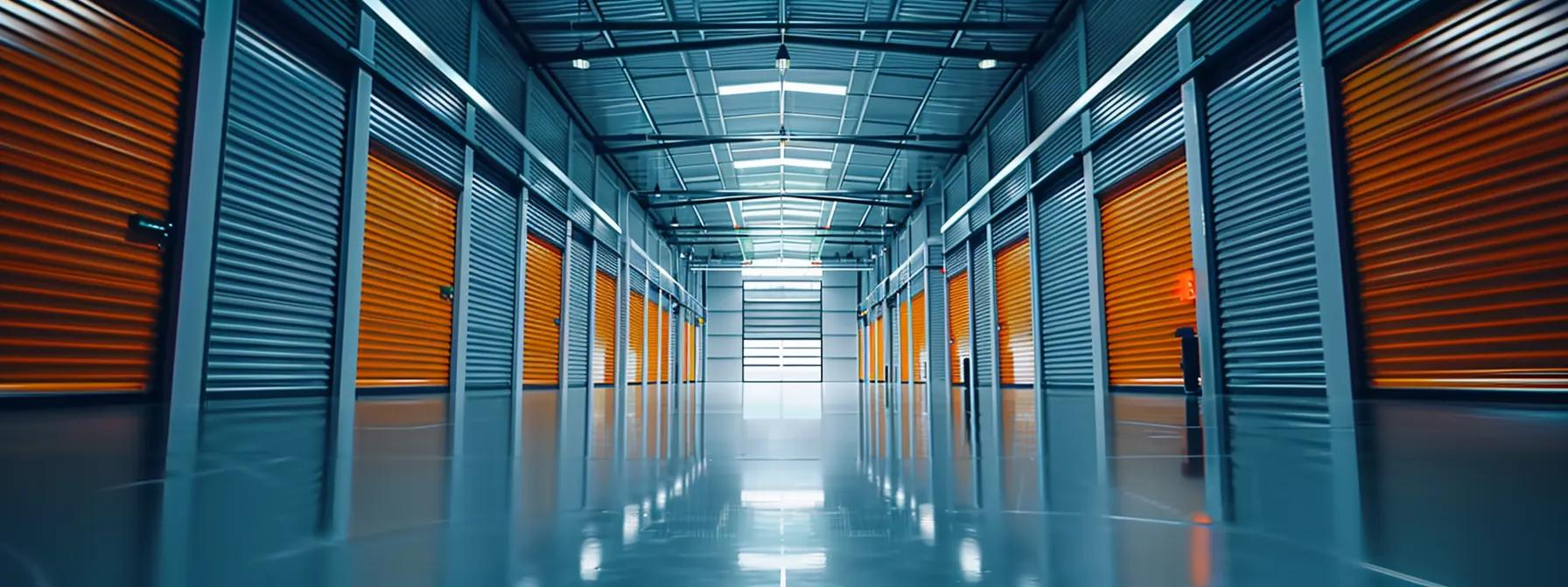 a sleek, modern storage facility in perth showcases secure, climate-controlled units with advanced surveillance systems, embodying the ideal solution for flexible and integrated moving and storage services.