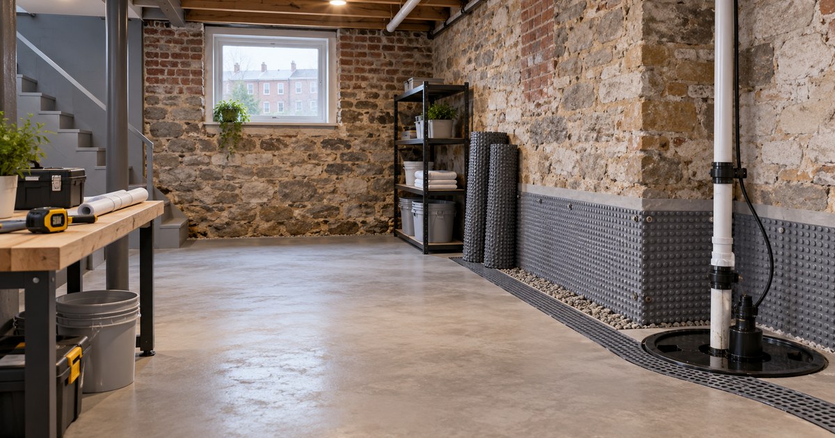 A Homeowner’s Guide to Basement Waterproofing in Philadelphia