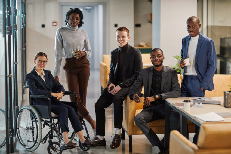 Portrait of Diverse Business Team in Office